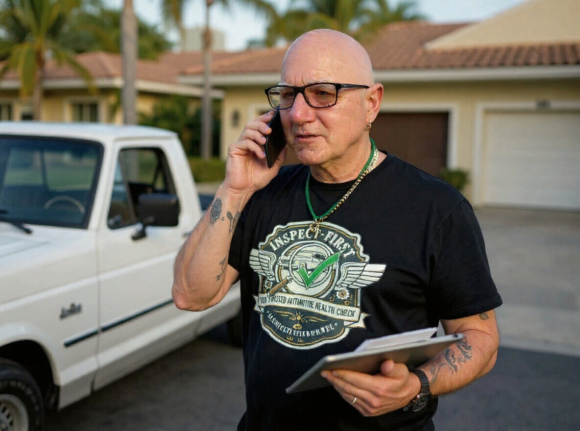 Anthony on a post-inspection consultation call